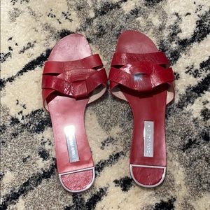 Red Zara sandals